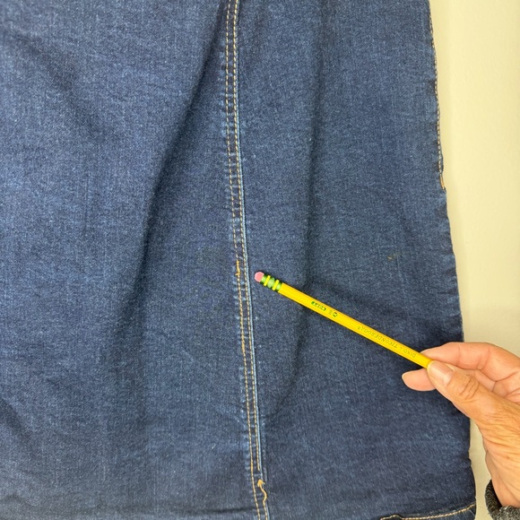 Classic Blue Denim Mini Skirt - Picture 7 of 11